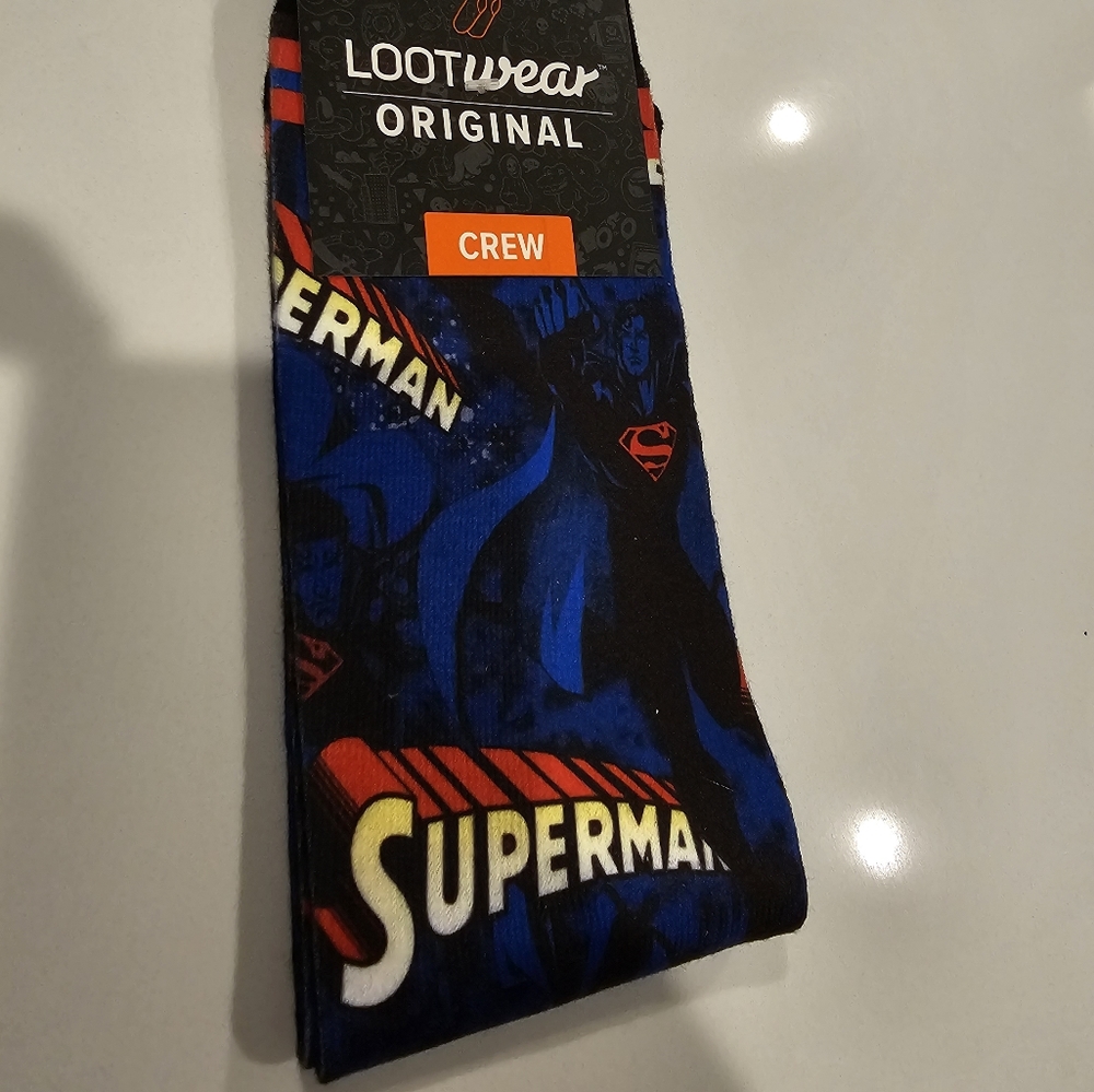 Superman Brand New Socks